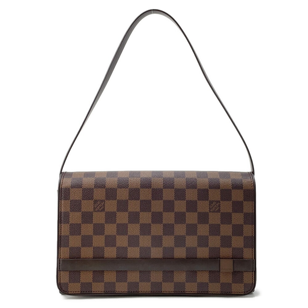 Louis Vuitton Damier Ebene Brown Tribeca Long Handbag Bag